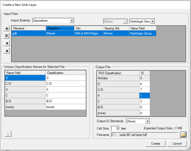 Soils Layer and Infiltration Layer in HEC-RAS 6.0 – RASHMS.COM