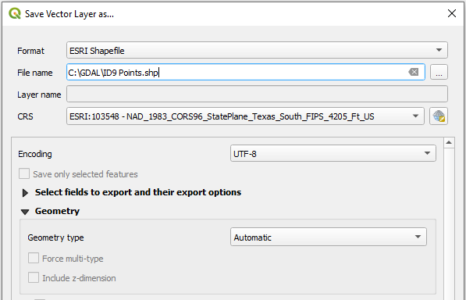 Import Points in CSV Format to QGIS to Create Point Shapefile and Join ...